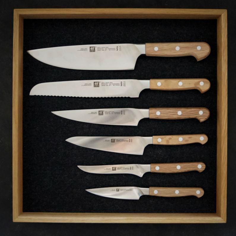 Zwilling Messer Pro Wood hellbraun