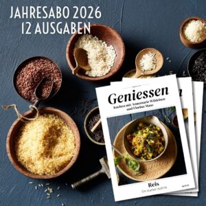 Geniessen Jahresabo 2026 – 12 Ausgaben