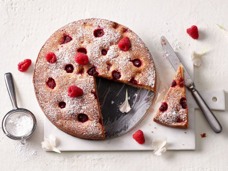 Himbeer-Limonen-Kuchen